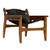 Noir Nomo Chair - Teak With Leather