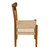 Noir Shagira Chair - Teak With Woven Rope