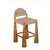 Noir Laredo Counter Stool - Teak With Synthetic Woven