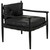 Noir Fogel Lounge Chair - Charcoal Black