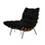 Noir Hanzo Chair With Steel Legs - Teak