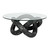 Noir Phobos Coffee Table - Cinder Black With Glass