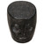 Noir Head Side Table - Black Fiber Cement