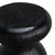 Noir Samson Stool/Side Table - Black Burnt Resin