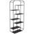 Noir Marquise Bookcase - Black Steel