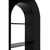 Noir Triumph Bookcase - Black Steel