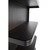 Noir Dido Bookcase - Black Metal