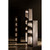 Noir Aqueduct Bookcase - A - Black Metal