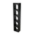 Noir Aqueduct Bookcase - C - Black Metal