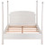 Noir New Douglas Bed - Eastern King - White Wash