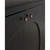 Noir Weston Sideboard - Hand Rubbed Black With Light Brown Trim