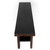 Noir Nabu Console - Hand Rubbed Black With Light Brown Trim