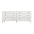 Noir Hampton 6 Drawer Dresser - White Wash