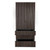 Noir Amunet Hutch - Pale Rubbed With Light Brown Trim