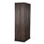 Noir Amunet Hutch - Pale Rubbed With Light Brown Trim