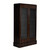 Noir Noho Hutch - Hand Rubbed Black With Light Brown Trim