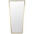 Noir Cassio Mirror - Steel With Brass Finish