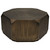 Noir Tytus Coffee Table - Steel With Aged Brass Finish