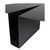 Noir Minerva Coffee Table - Black Steel