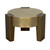 Noir Carrusel Coffee Table - Metal With Brass And Aged Brass Finish