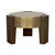 Noir Carrusel Coffee Table - Metal With Brass And Aged Brass Finish
