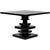 Noir Corum Square Table - Hand Rubbed Black