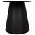 Noir Vesuvius Dining Table - Black Steel