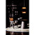 Noir Vesuvius Dining Table - Black Steel