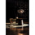 Noir Vesuvius Dining Table - Black Steel