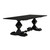 Noir Madeira Dining Table - Hand Rubbed Black