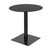 Noir Mies Side Table - Black Steel