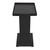 Noir Ledge All Metal Side Table - Black Steel