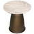 Noir Aiden Side Table - Aged Brass