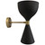 Noir Aegeon Sconce - Black Steel