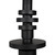 Noir Wilton Floor Lamp With Shade - Black Steel