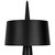 Noir Moray Floor Lamp - Black Steel