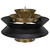 Noir Arion Pendant - Steel With Brass Finish