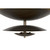 Noir Nora Chandelier - Metal With Aged Brass Finish