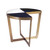 Eichholtz Turino Side Table - Brushed Brass Finish - Black Marble