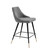 Eichholtz Cedro Counter Stool - Clarck Grey - Black & Brass Legs