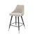 Eichholtz Cedro Counter Stool - Clarck Sand - Black & Brass Legs