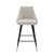 Eichholtz Cedro Counter Stool - Clarck Sand - Black & Brass Legs