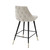 Eichholtz Cedro Counter Stool - Clarck Sand - Black & Brass Legs