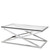 Eichholtz Criss Cross Coffee Table - Stainless Steel