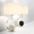 Eichholtz Luigi Table Lamp - Honed White Marble