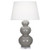 Triple Gourd Table Lamp - Lucite - Smokey Taupe