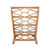 Worlds Away Rattan Club Chair - Ivory Linen Cushion