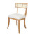 Worlds Away Klismos Dining Chair - Cane Detail - Cerused Oak