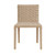 Worlds Away Natural Rope Basketweave Pattern Dining Chair