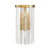 Worlds Away Two Light Hanging Textured Glass Sconce - Brushed Brass (Closeout)